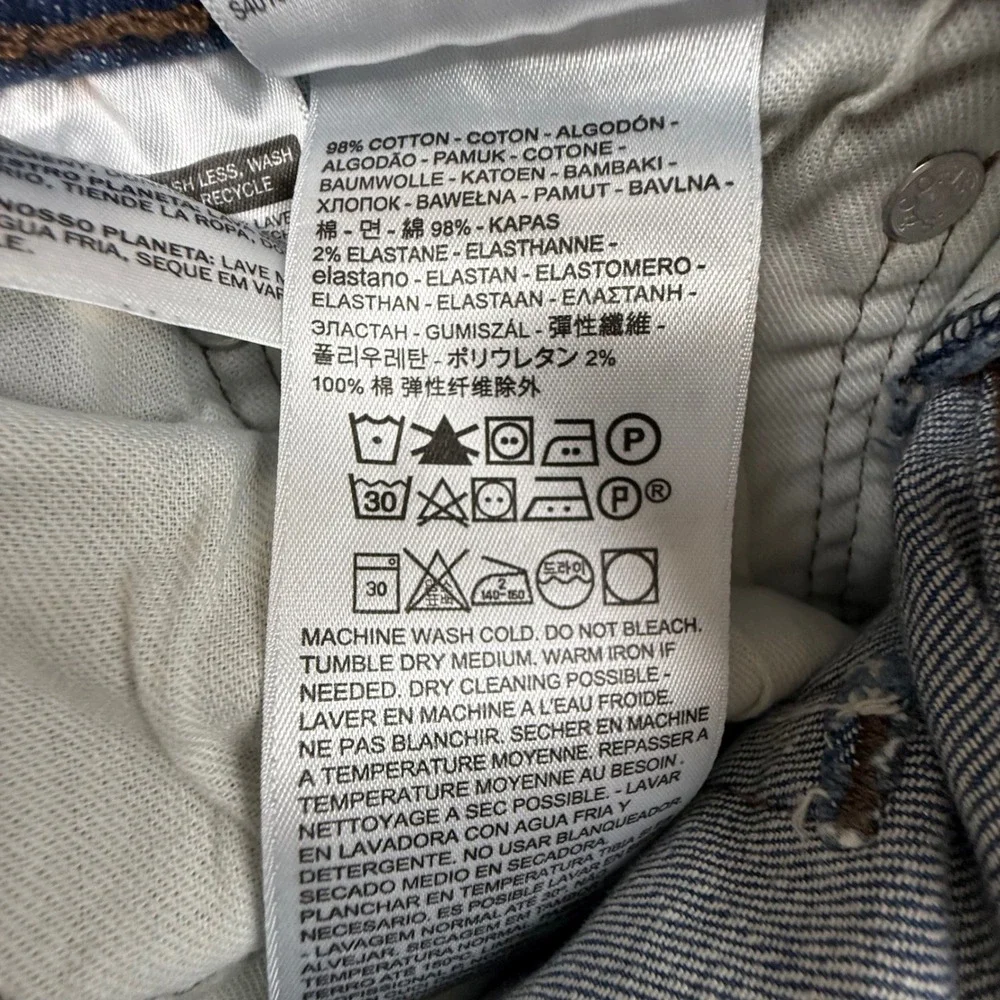 Levi's 511 Slim Fit Jeans Mens 33x30 Blue Denim Medium Wash 5-Pocket Zip Fly